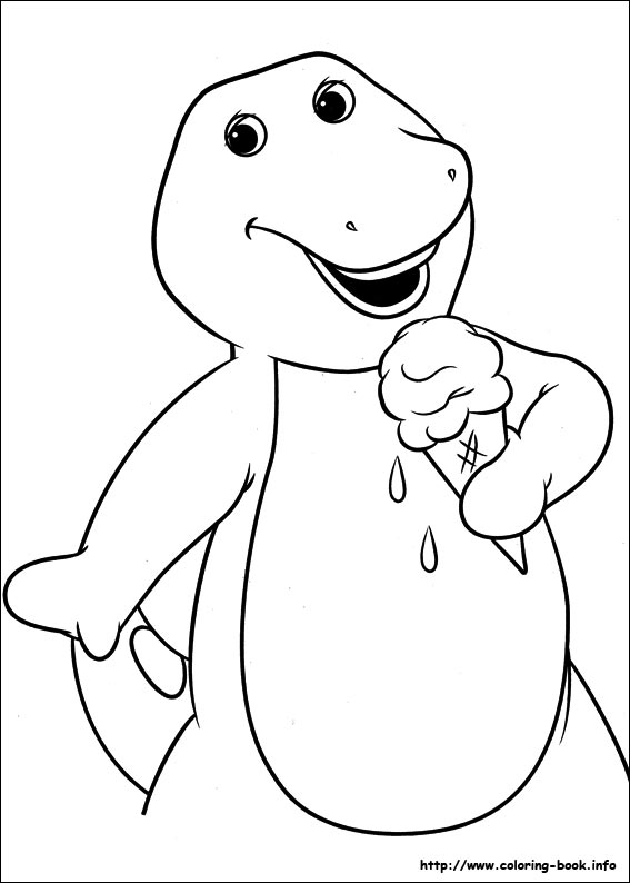 567x794 Barney And Friends Coloring Pages On Coloring