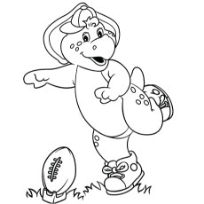 230x230 Top 10 Free Printable Barney Coloring Pages Online