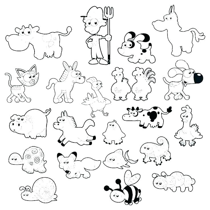 Farm Coloring Page Animal Pictures Coloring Pages Baby Farm 736x734 Farm Coloring Page Animal Pictures Coloring Pages Baby Farm
