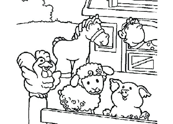 Farm Crafts And Activities With Farm Coloring Pages Page Farm 600x429 Farm Crafts And Activities With Farm Coloring Pages Page Farm