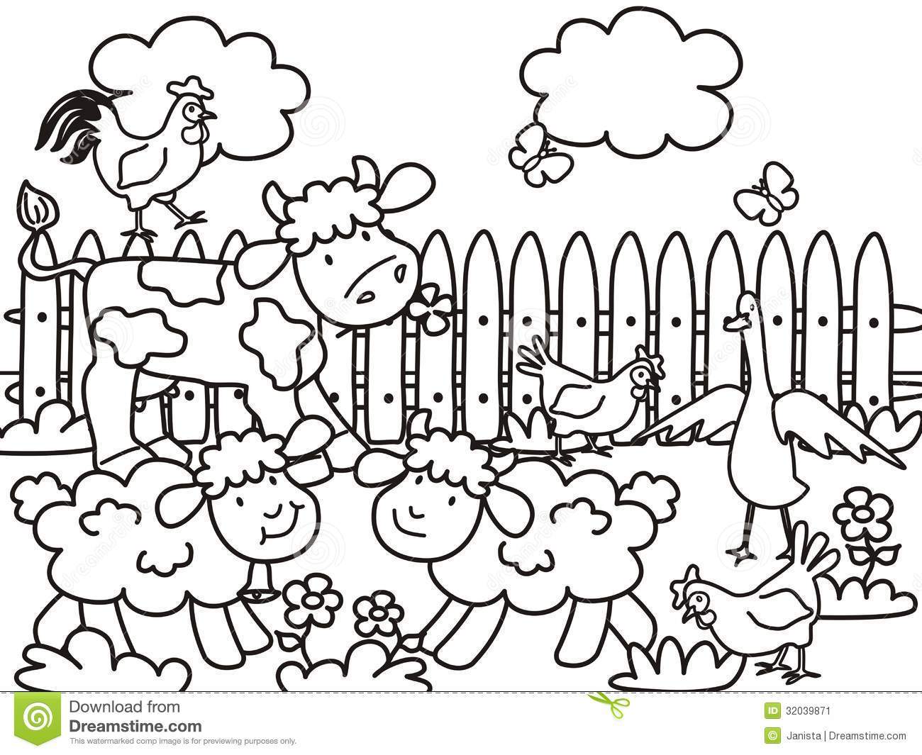 Inspiring Coloring Pages For Kids Farm Animals Printable Pict 1300x1065 Inspiring Coloring Pages For Kids Farm Animals Printable Pict