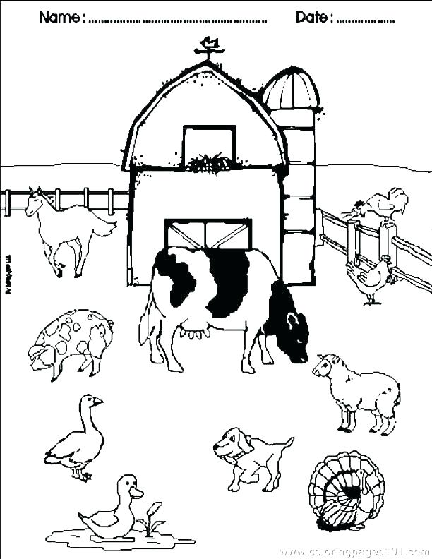 Inspiring Farm Animal Color Pages Inspiring Farm Animal Color 612x792 Inspiring Farm Animal Color Pages Inspiring Farm Animal Color