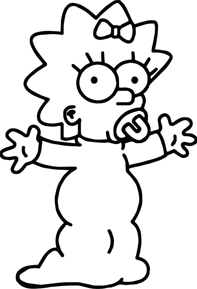 Bart Simpson Coloring Pages at GetColorings.com | Free printable