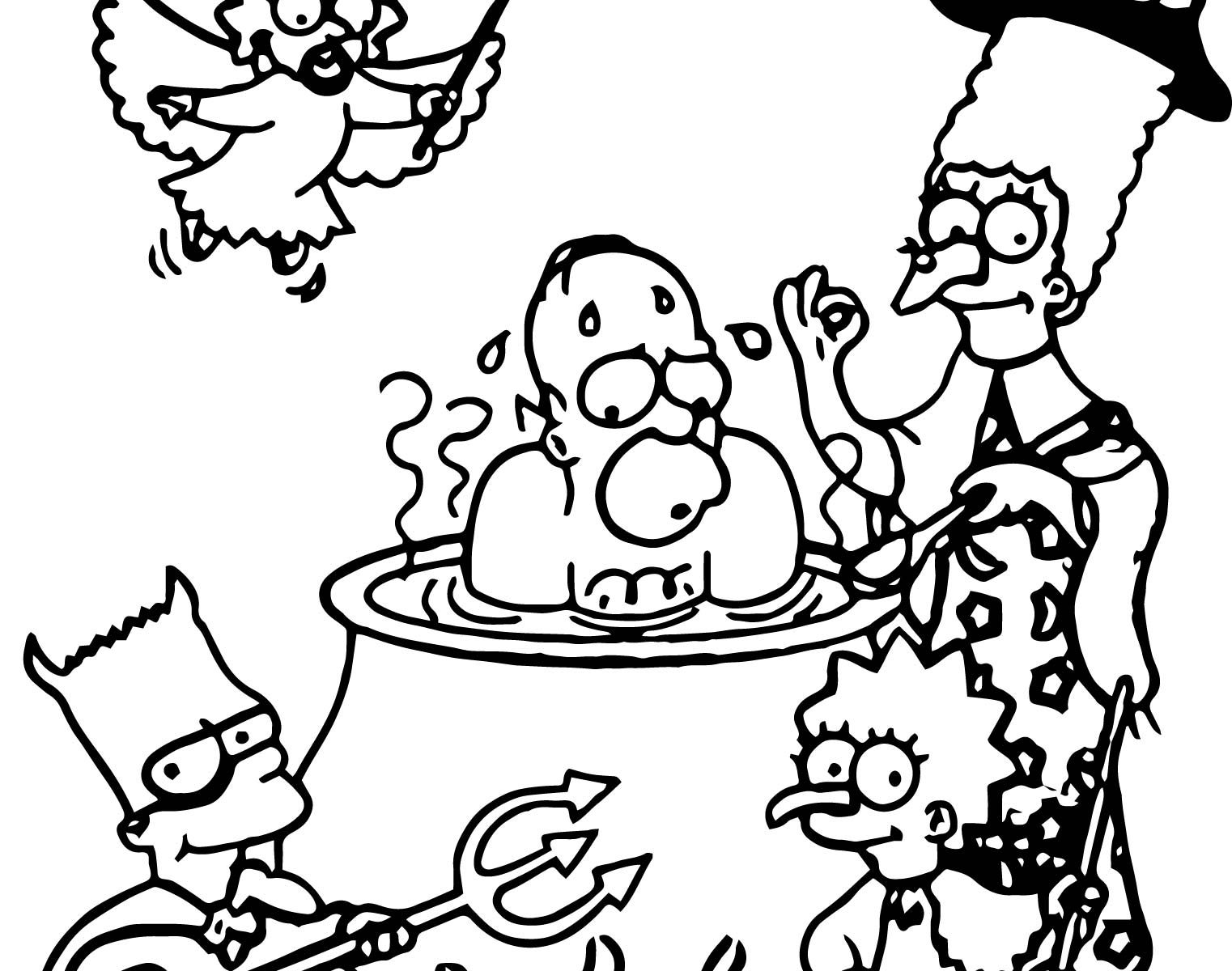 Simpson Coloring Pages Many Interesting Simpsons Printable General 1522x1200 Simpson Coloring Pages Many Interesting Simpsons Printable General