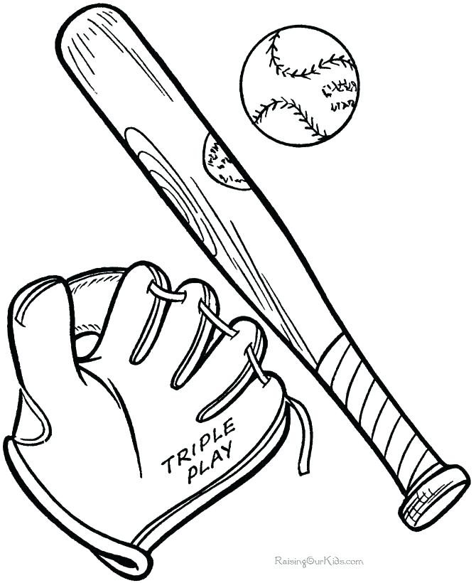 Baseball Bat Coloring Page Pin 3 Printable Pages Base Murs 670x820 Baseball Bat Coloring Page Pin 3 Printable Pages Base Murs