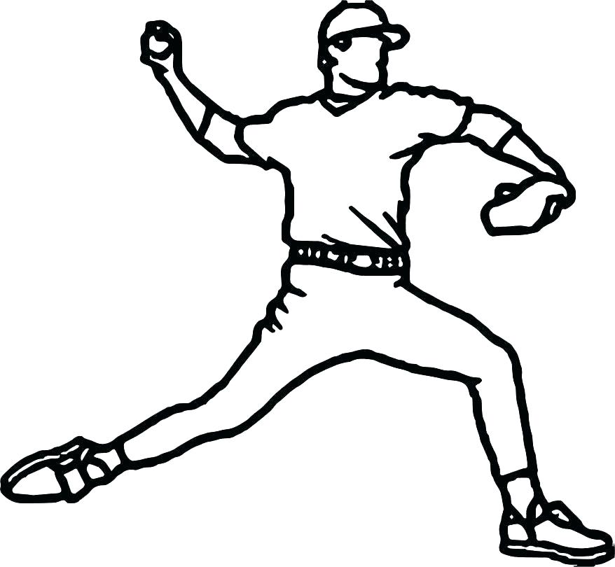 Baseball Batter Coloring Pages at GetColorings.com | Free printable ...