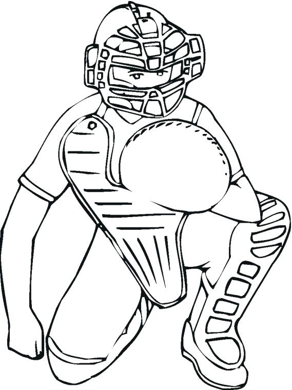 569x760 Baseball Coloring Pages A Hitter In Baseball Coloring Page Mlb