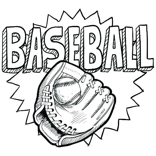 500x500 Sports Coloring Sheet Sports Coloring Pages Coloring Baseball