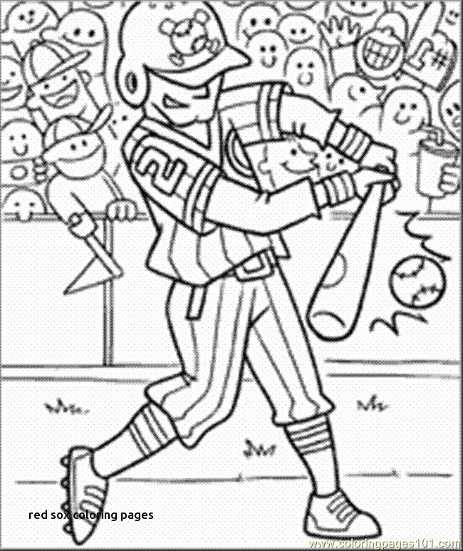 Red Sox Coloring Pages 650x773 Red Sox Coloring Pages
