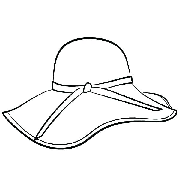 600x600 Santa Hat Coloring Pages Idea Hat Coloring Page Or Baseball Cap