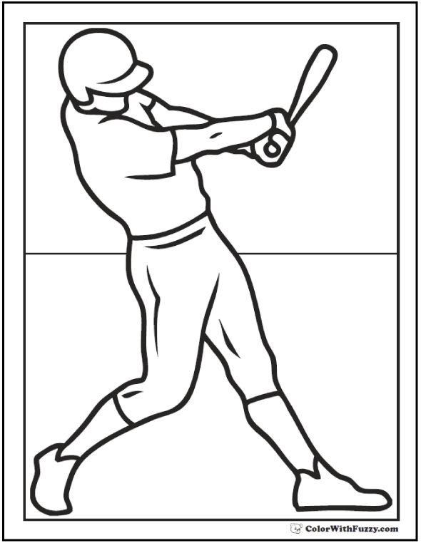 Baseball Player Coloring In Baseball Player Coloring Pages 590x762 Baseball Player Coloring In Baseball Player Coloring Pages
