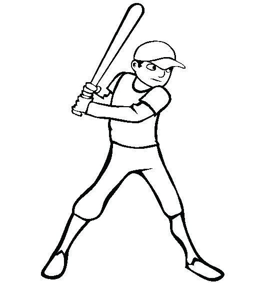 Baseball Field Coloring Page 554x565 Baseball Field Coloring Page