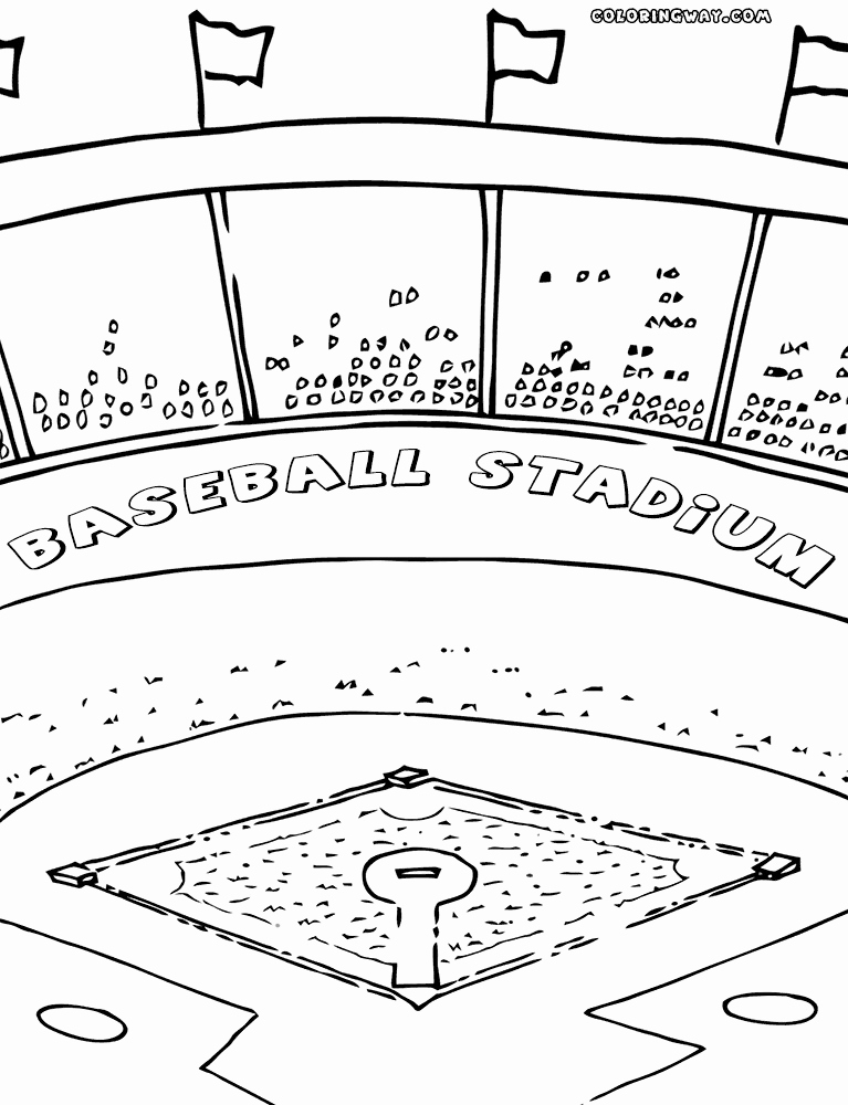 Baseball Field Coloring Pages Ohmygirl.us 767x1000 Baseball Field Coloring Pages Ohmygirl.us