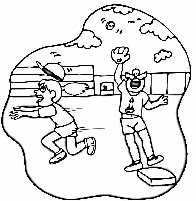 Baseball Field Coloring Pages Many Interesting Cliparts 750x768 Baseball Field Coloring Pages Many Interesting Cliparts