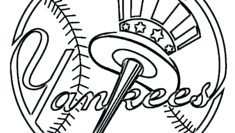 750x425 Mlb Logo Coloring Pages Logo Coloring Pages Red Logo Baseball