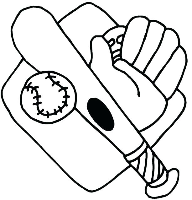 613x637 Baseball Coloring Pages Baseball Coloring Picture Baseball Bat