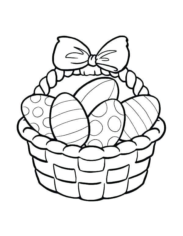 600x776 Basket Coloring Page Empty Basket Coloring Pages Printable