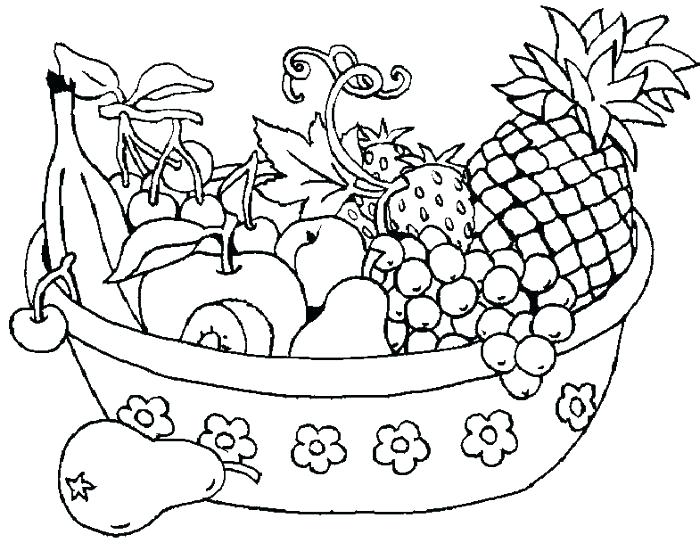 Fruits Coloring Pages Fruits Coloring Page Picture Of Fruit Basket 700x551 Fruits Coloring Pages Fruits Coloring Page Picture Of Fruit Basket