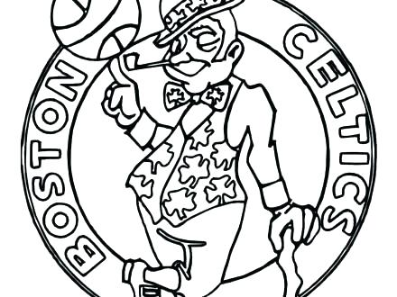 Basketball Court Coloring Page 440x330 Basketball Court Coloring Page