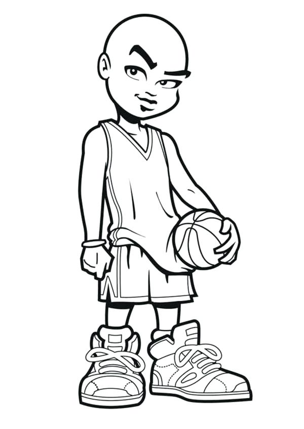 Basketball Coloring Pages For Kids at GetColorings.com | Free printable ...
