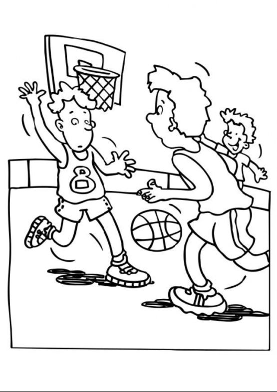 Basketball Coloring Pages 555x786 Basketball Coloring Pages