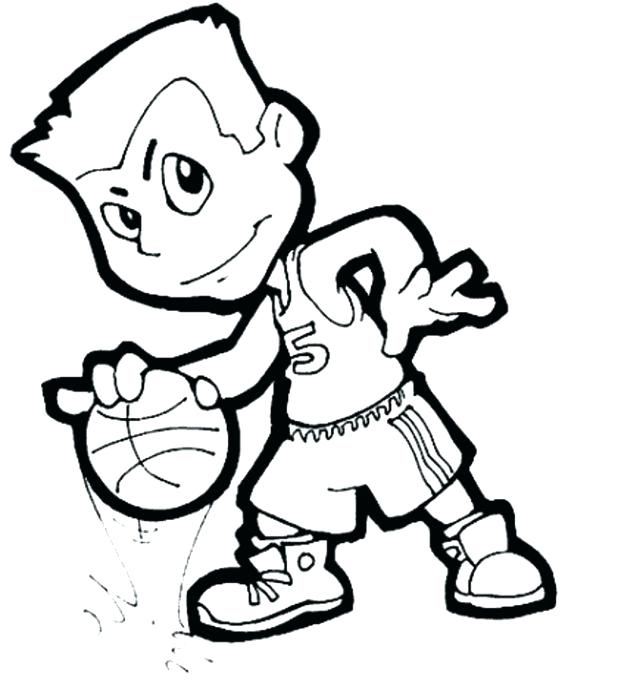 618x689 Nba Players Coloring Pages Basketball Coloring Pages For Boys