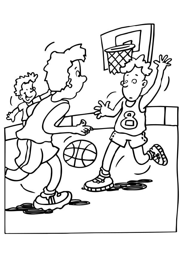 616x872 Basketball Pictures To Color Basketball Coloring Pages 2 Coloring