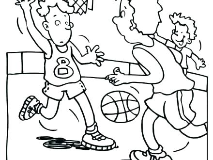 440x330 Basketball Color Pages Basketball Coloring Pages Curry Basketball