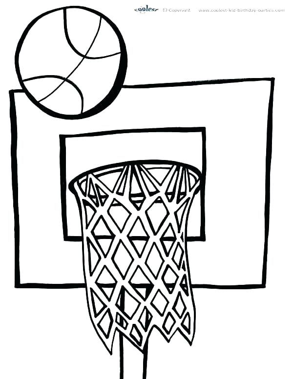 Basketball Court Coloring Page at GetColorings.com | Free printable ...