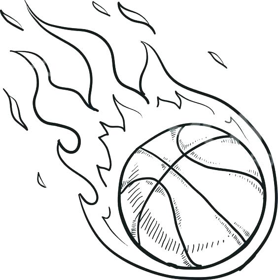 564x568 Basketball Coloring Page Basketball Hoop Coloring Page Basketball