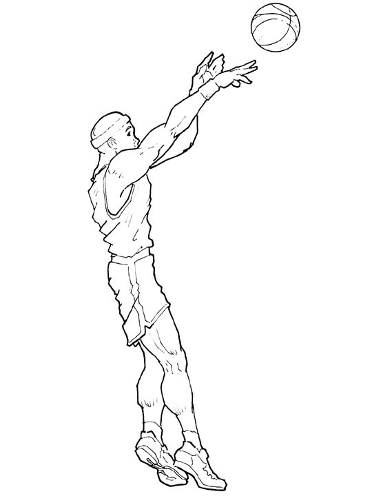 540x720 6 Images Of Play Basketball Coloring Page