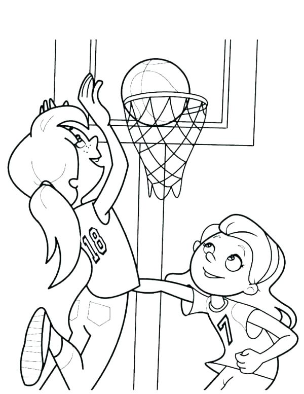 Basketball Team Coloring Pages at GetColorings.com | Free printable