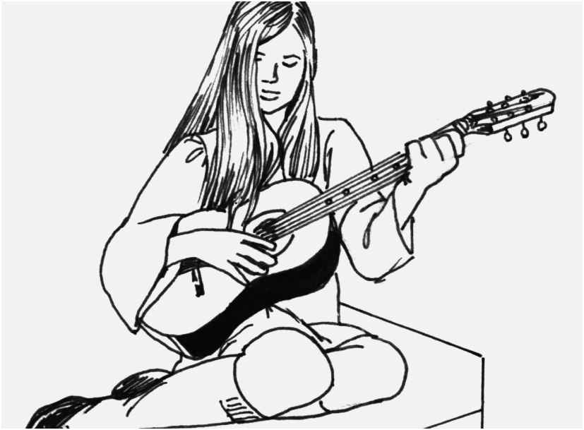 Pin Up Coloring Pages Pics Bass Guitar Coloring Pages 827x609 Pin Up Coloring Pages Pics Bass Guitar Coloring Pages