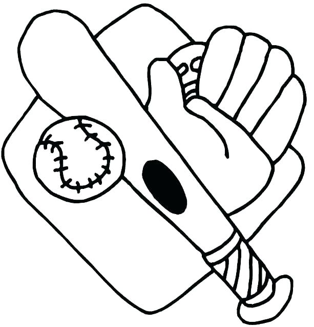 613x637 Baseball Glove Coloring Page Baseball Mitt Coloring Page Baseball