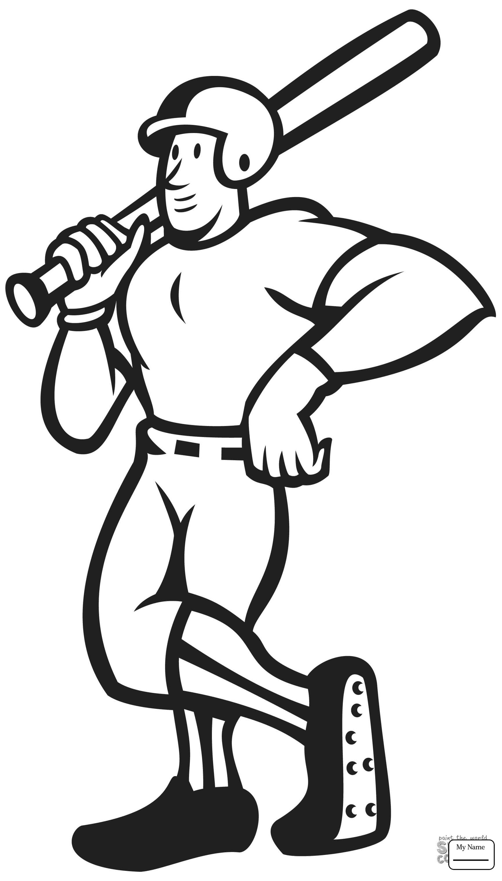 1734x3040 Baseball Sport Coloring Page For Kids Beautiful Baseball Baseball