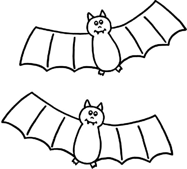 Dracula Bats Coloring Page Color Luna 600x544 Dracula Bats Coloring Page Color Luna