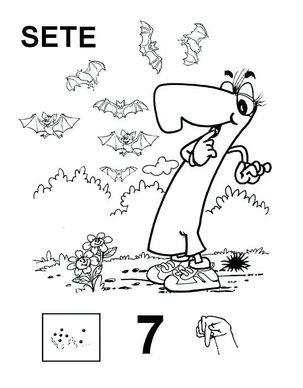 Number 7 Coloring Page Bats Coloring Page Best Number 7 Coloring 600x768 Number 7 Coloring Page Bats Coloring Page Best Number 7 Coloring