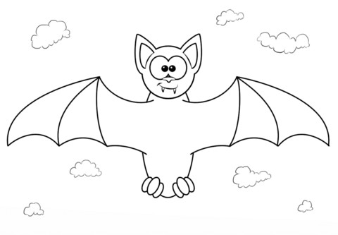 Bat Coloring Pages Preschool Bats Free 480x333 Bat Coloring Pages Preschool Bats Free