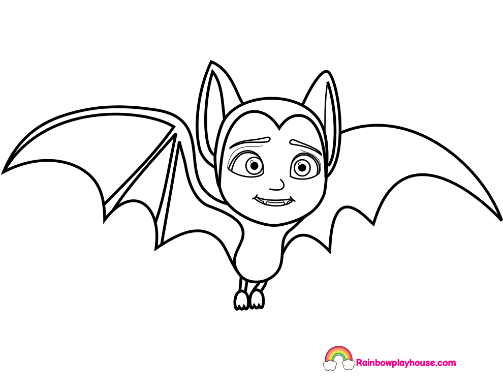 Printable Vampirina Bat Coloring Page Cute Coloring Pages 990x765 Printable Vampirina Bat Coloring Page Cute Coloring Pages