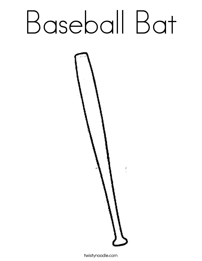 Baseball Bat Coloring Page 685x886 Baseball Bat Coloring Page