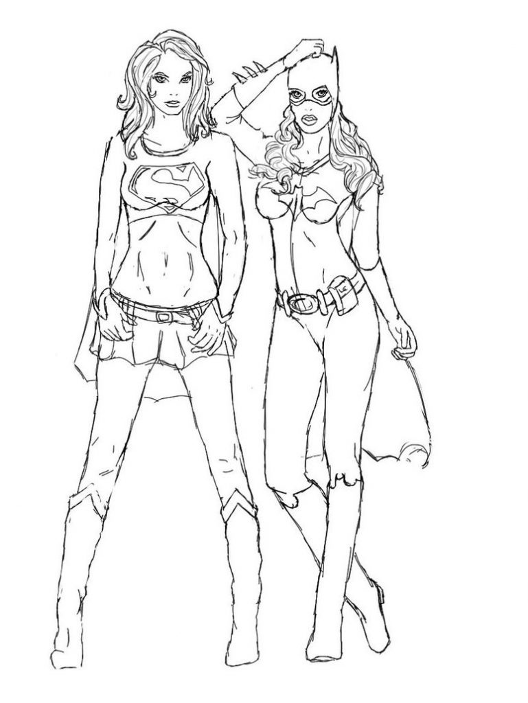 Batgirl Coloring Pages For Kids Printable Me 769x1024 Batgirl Coloring Pages For Kids Printable Me