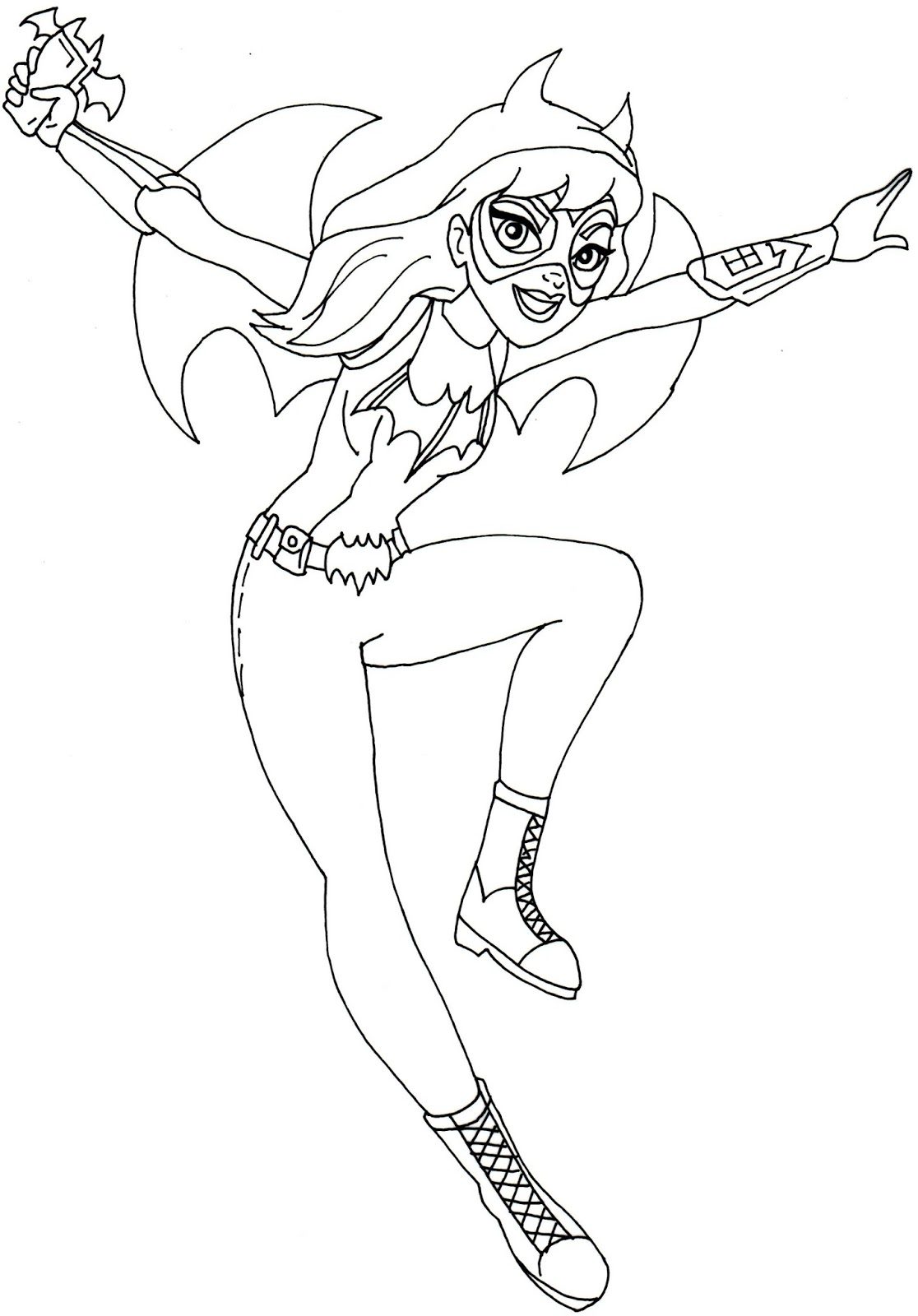 Batgirl Coloring Pages Free Printable Super Hero High Fine 1116x1600 Batgirl Coloring Pages Free Printable Super Hero High Fine