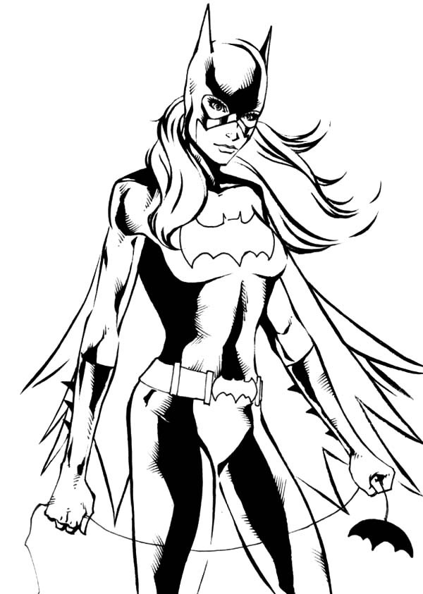 Batgirl Coloring Pages 600x843 Batgirl Coloring Pages
