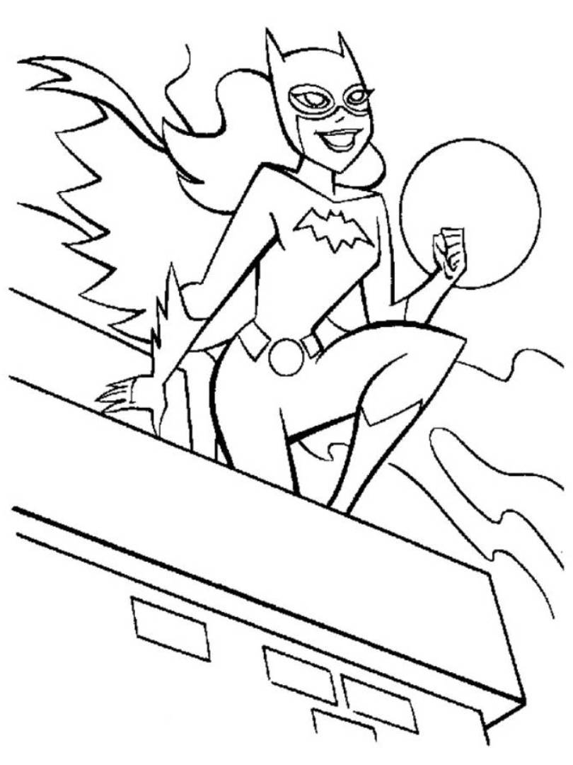 Printable Batgirl Coloring Pages 810x1080 Printable Batgirl Coloring Pages