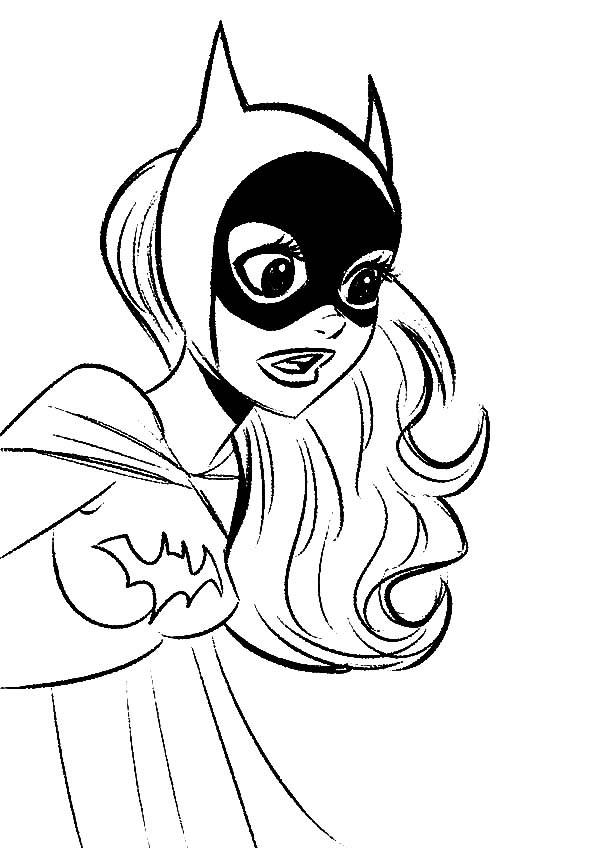 Batgirl Beautiful Eyes Coloring Pages Best Place To Color 600x848 Batgirl Beautiful Eyes Coloring Pages Best Place To Color