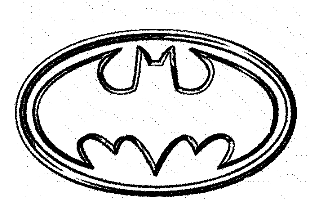 Batman Logo Coloring Pages 1000x709 Batman Logo Coloring Pages