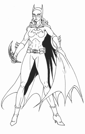 Batgirl Coloring Pages Pictures Printable Batgirl Coloring Pages 344x541 Batgirl Coloring Pages Pictures Printable Batgirl Coloring Pages