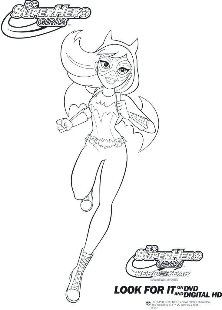 Batgirl Coloring Pages 733x1024 Batgirl Coloring Pages