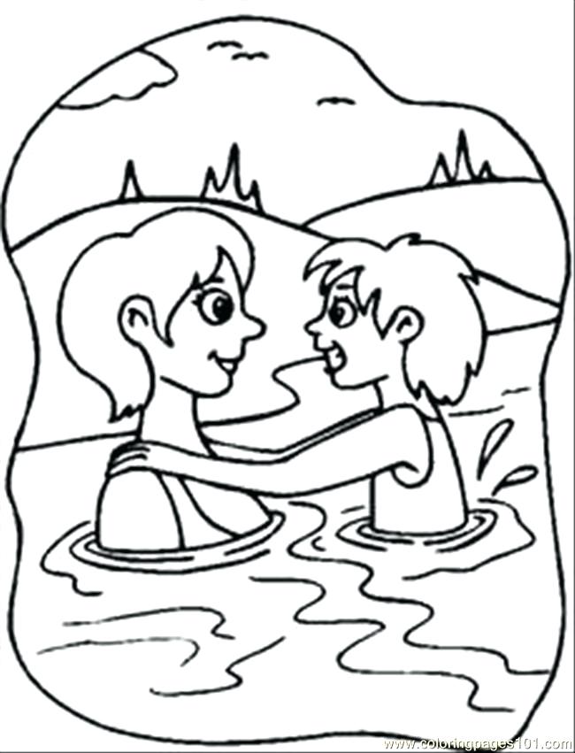 Swimming Coloring Pages Water Swim Coloring Page Bathing Suit 650x851 Swimming Coloring Pages Water Swim Coloring Page Bathing Suit