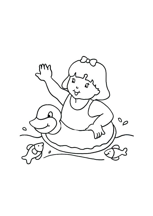 Swimming Pool Coloring Pages Barbie Swimming Coloring Pages Free 595x842 Swimming Pool Coloring Pages Barbie Swimming Coloring Pages Free